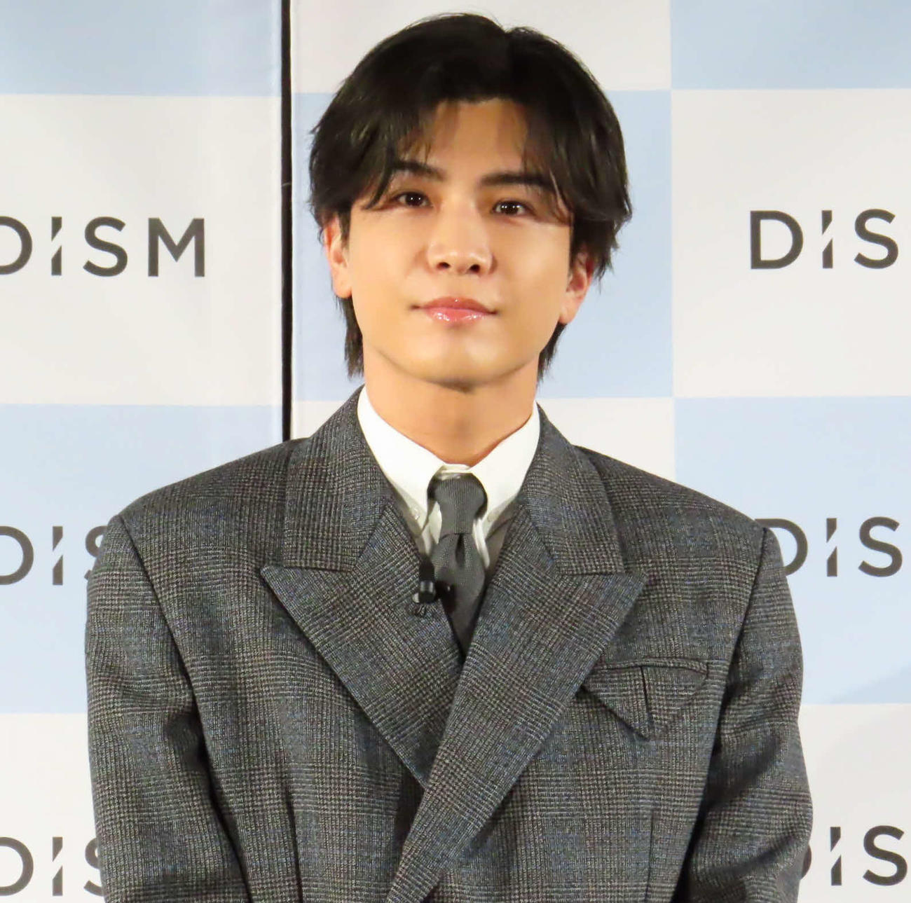 メンズスキンケアブランド「DISM」ブランドアンバサダー就任＆新CM発表会に出席した岩田剛典