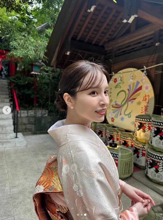 角谷暁子アナのインスタグラムから