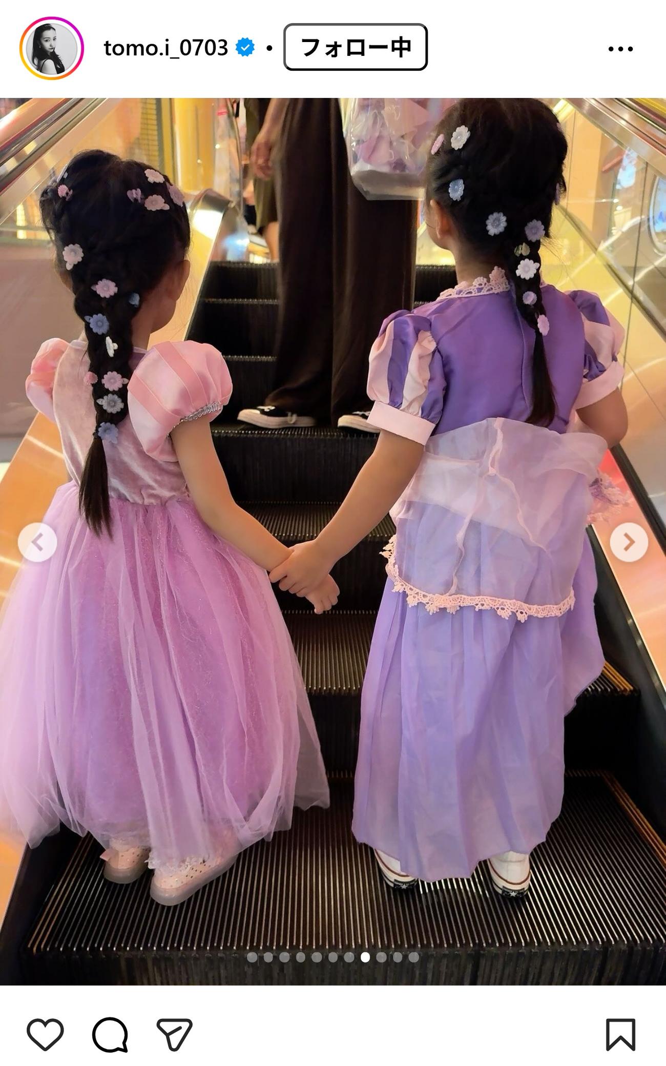 板野友美のインスタグラムから