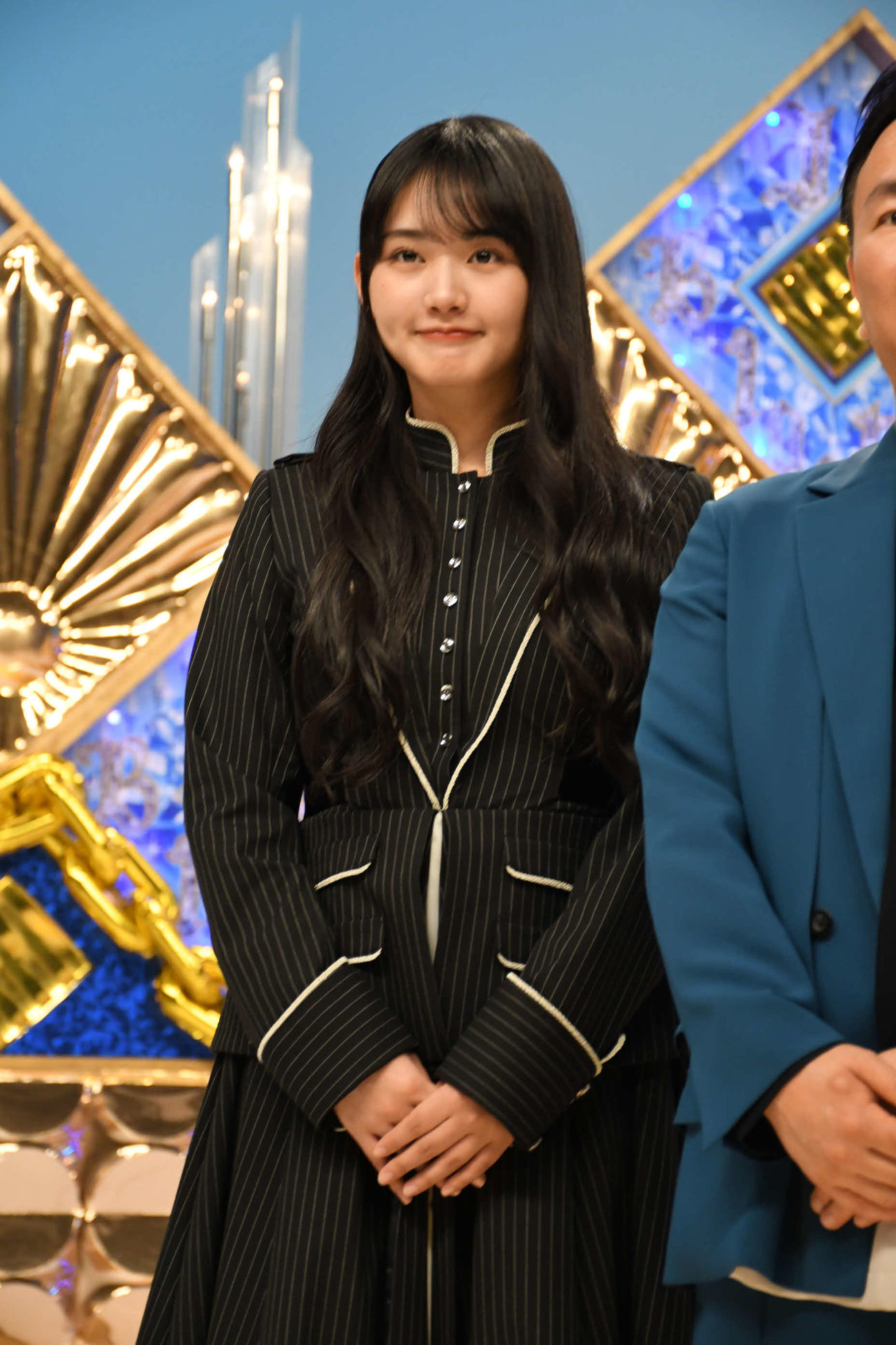 「BK100年　大コント祭」の取材会に出席した櫻坂46山﨑天（撮影・阪口孝志）