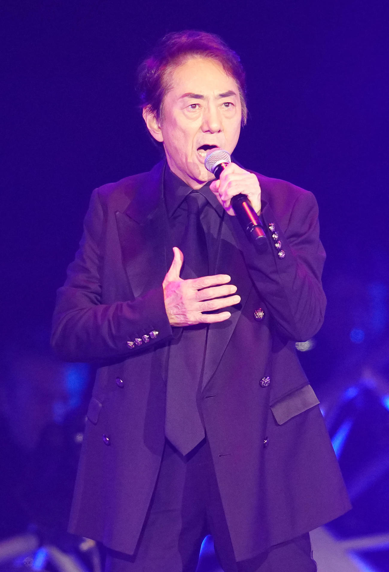 「五木JAM」で熱唱する市村正親（撮影・江口和貴）
