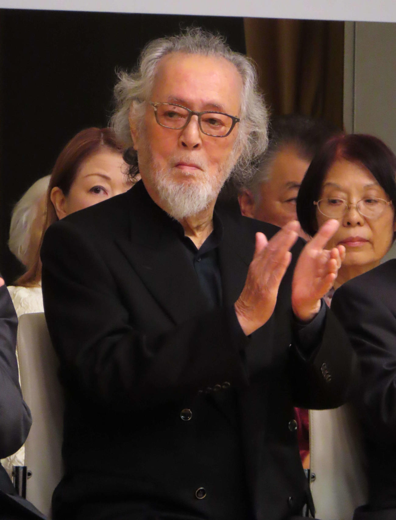 2024年10月　名誉都民顕彰式に出席した仲代達矢さん