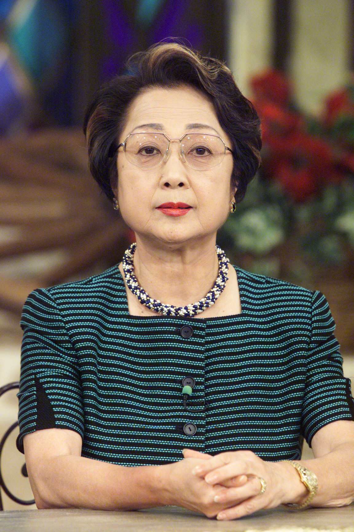扇千景さん（2001年8月）