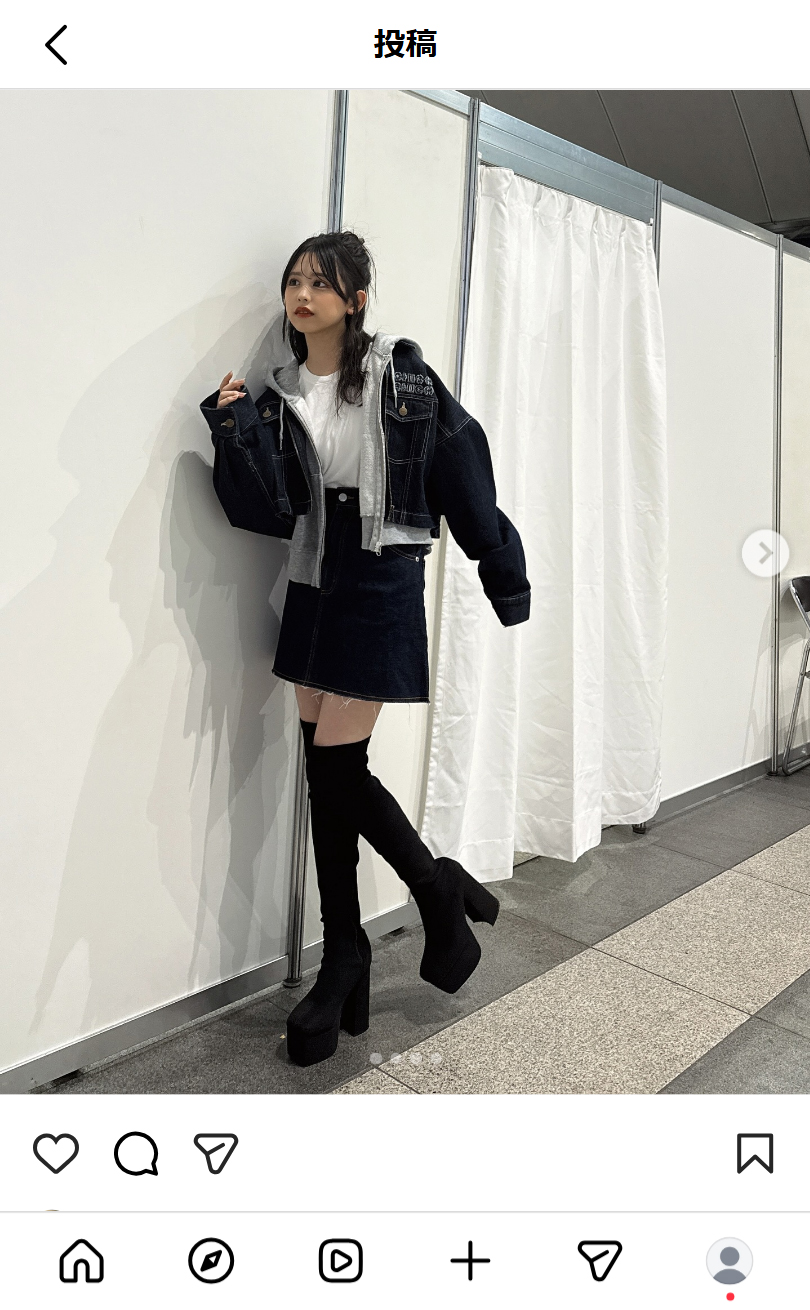 梶原叶渚のインスタグラムから