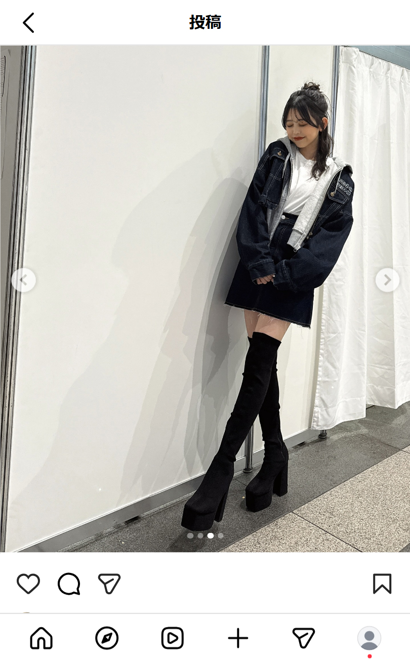 梶原叶渚のインスタグラムから