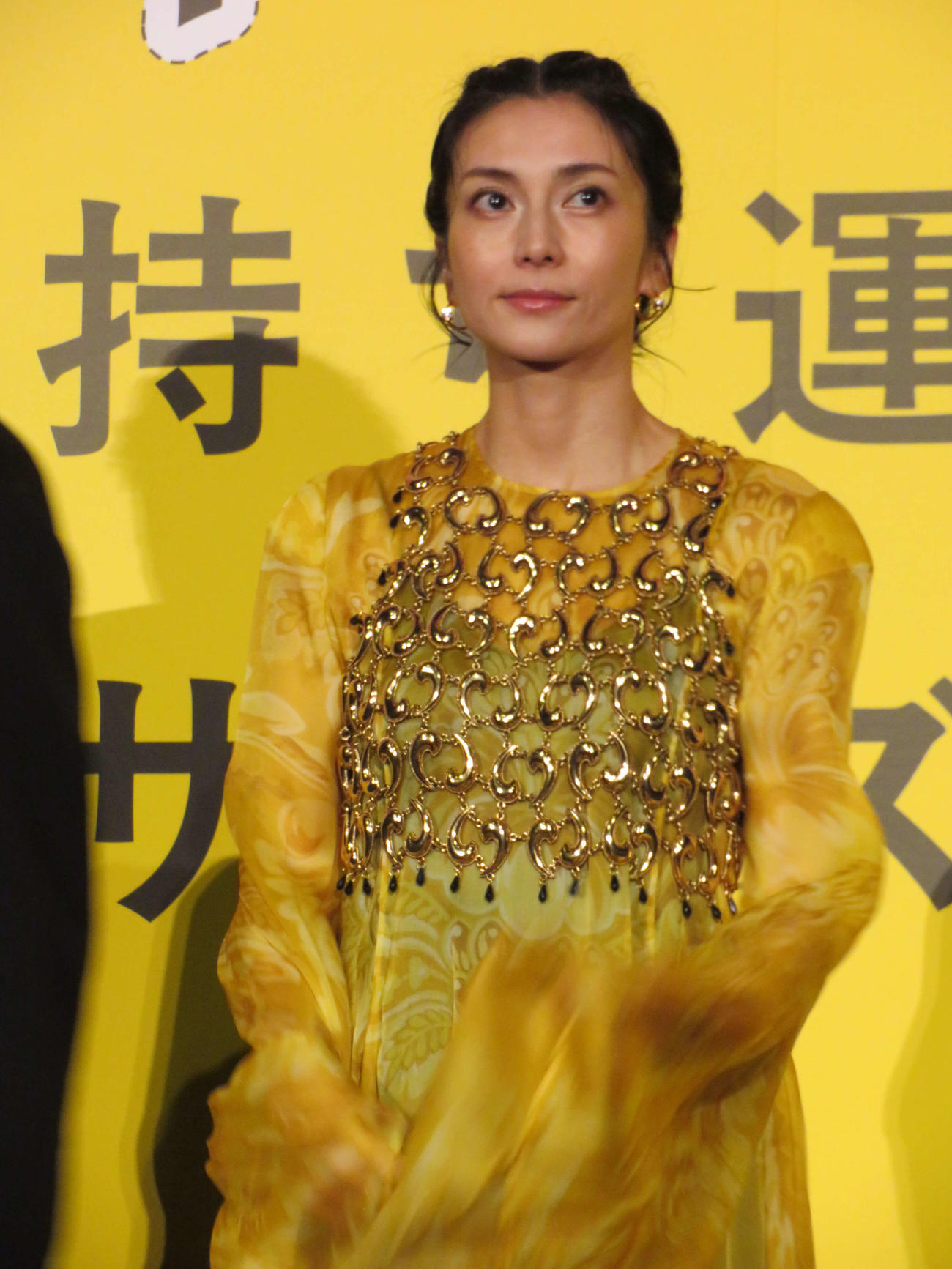 映画「兄を持ち運べるサイズに」プレミア上映会に登壇した柴咲コウ（撮影・村上幸将）
