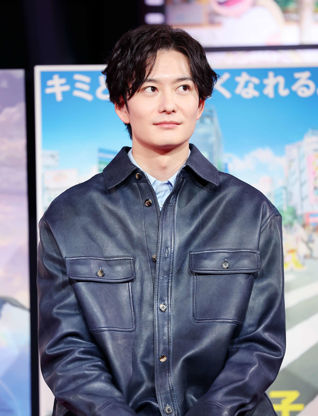 映画「果てしなきスカーレット」イベントに臨む岡田将生（撮影・鈴木正人）