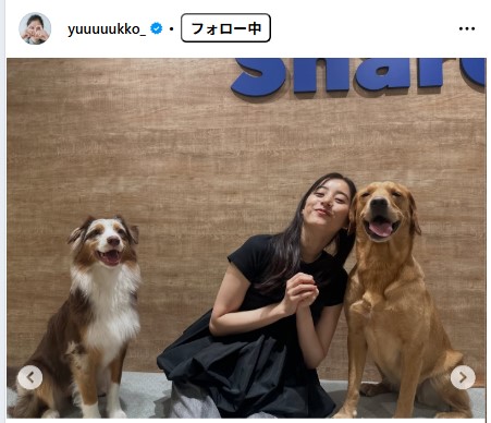 新木優子のインスタグラムから