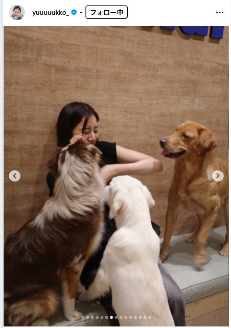 新木優子のインスタグラムから