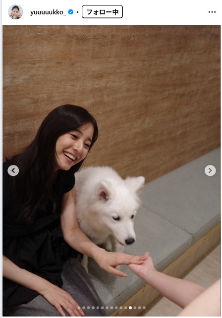 新木優子のインスタグラムから