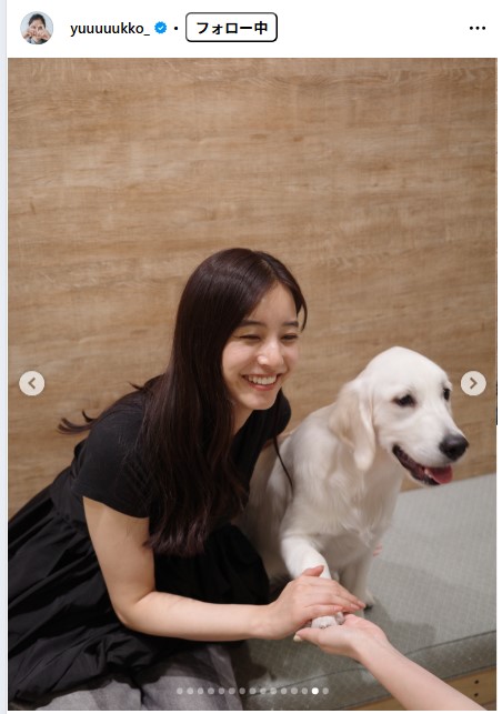 新木優子のインスタグラムから