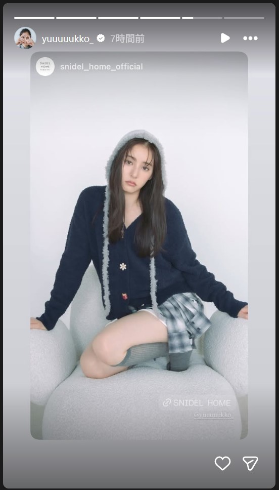新木優子のストーリーズから