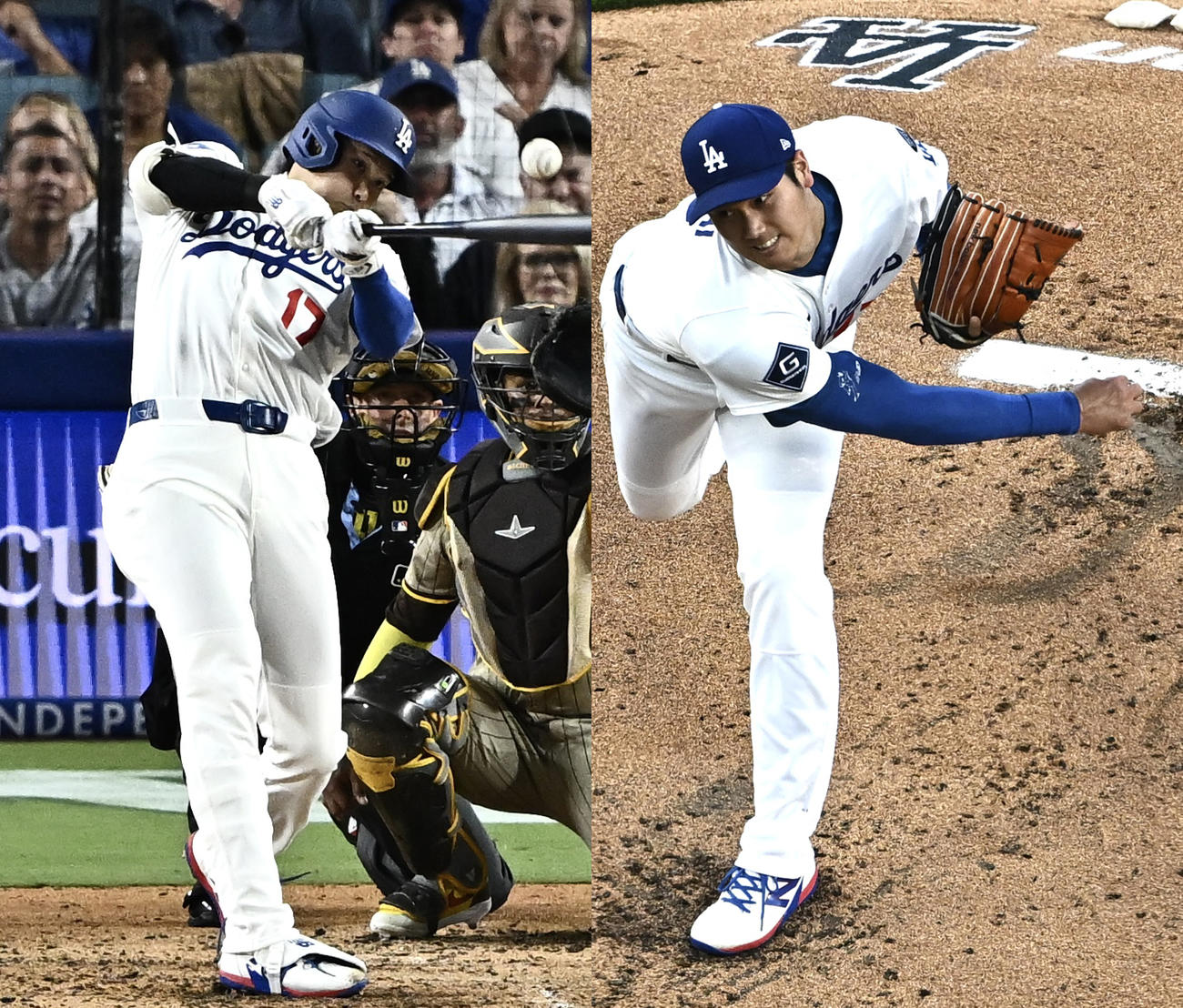 ドジャース大谷翔平（2025年6月17日撮影）