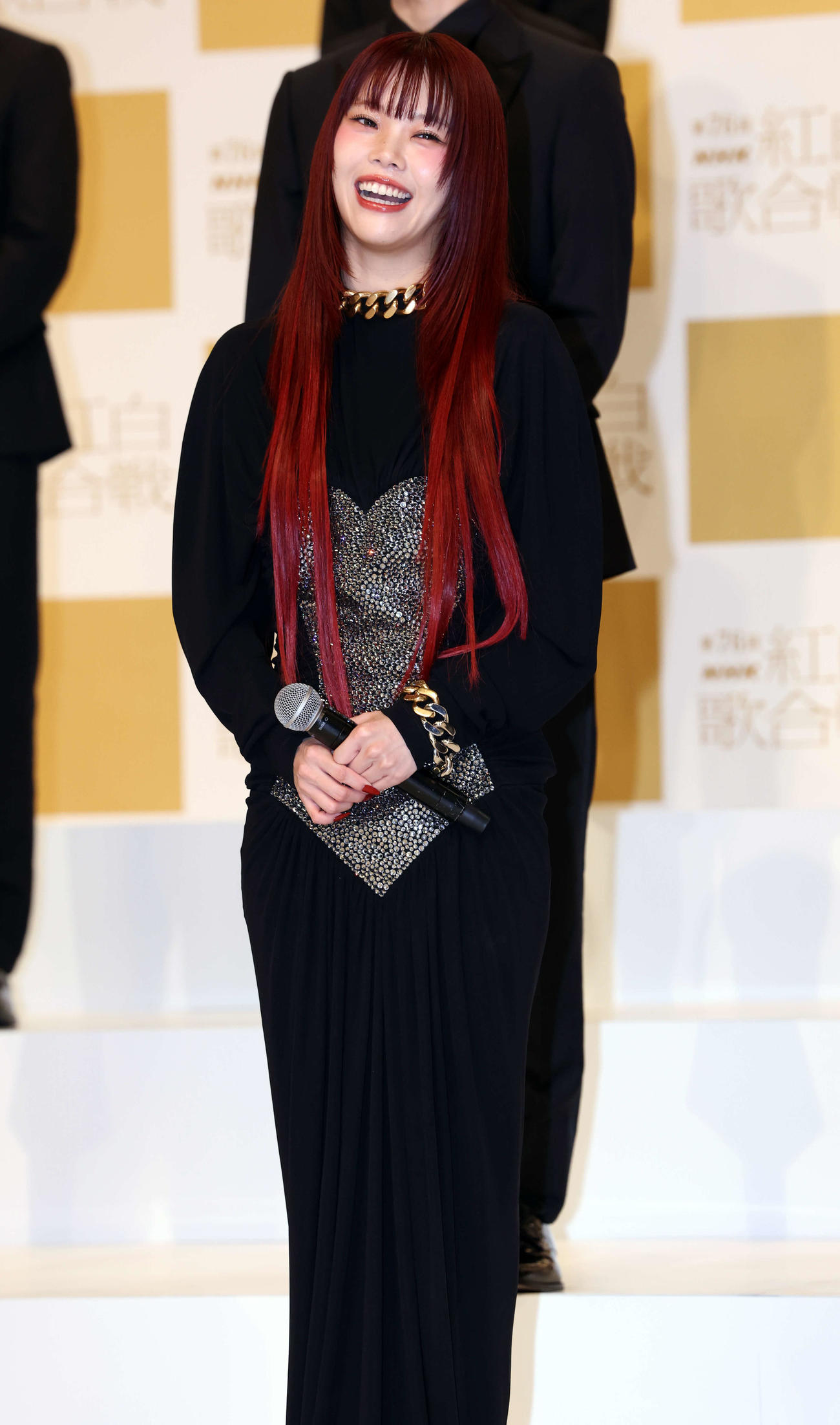 第76回NHK紅白歌合戦出場歌手発表会見に登場したアイナ・ジ・エンド（撮影・浅見桂子）