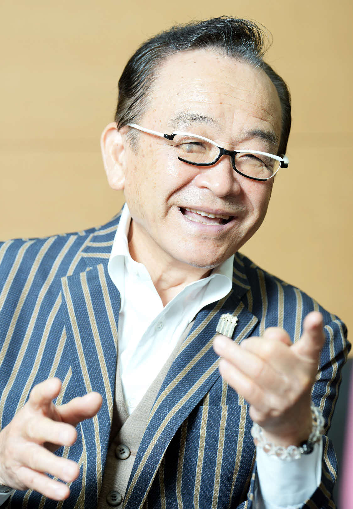 新曲「どうかしてるね」をリリースした湯原昌幸（撮影・たえ見朱実）