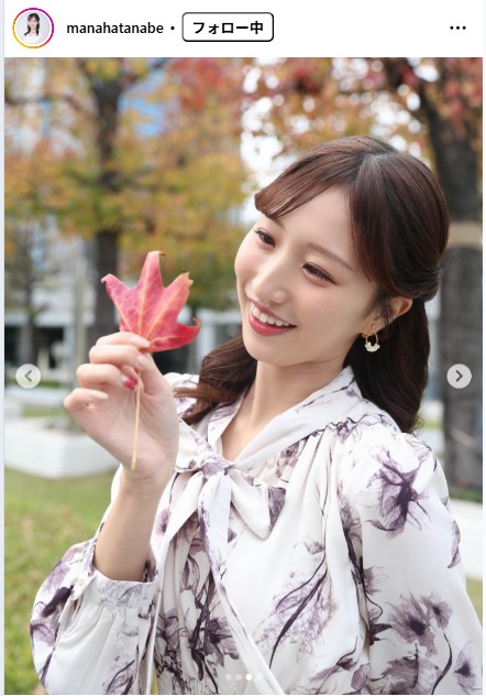 田辺真南葉のインスタグラムから
