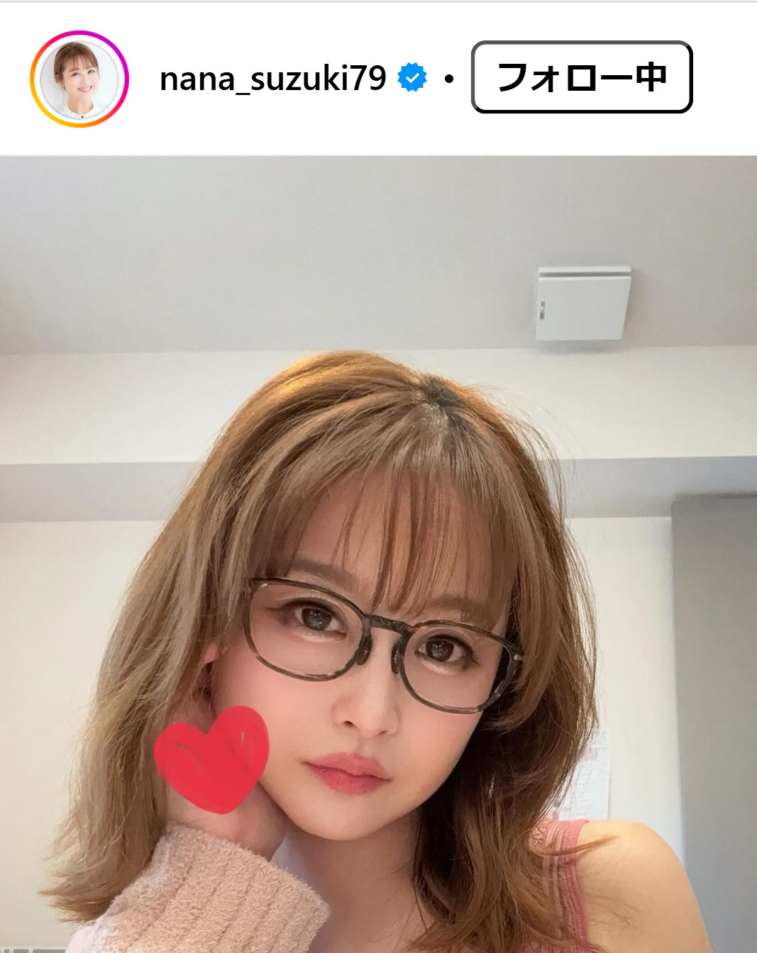 鈴木奈々のインスタグラムから
