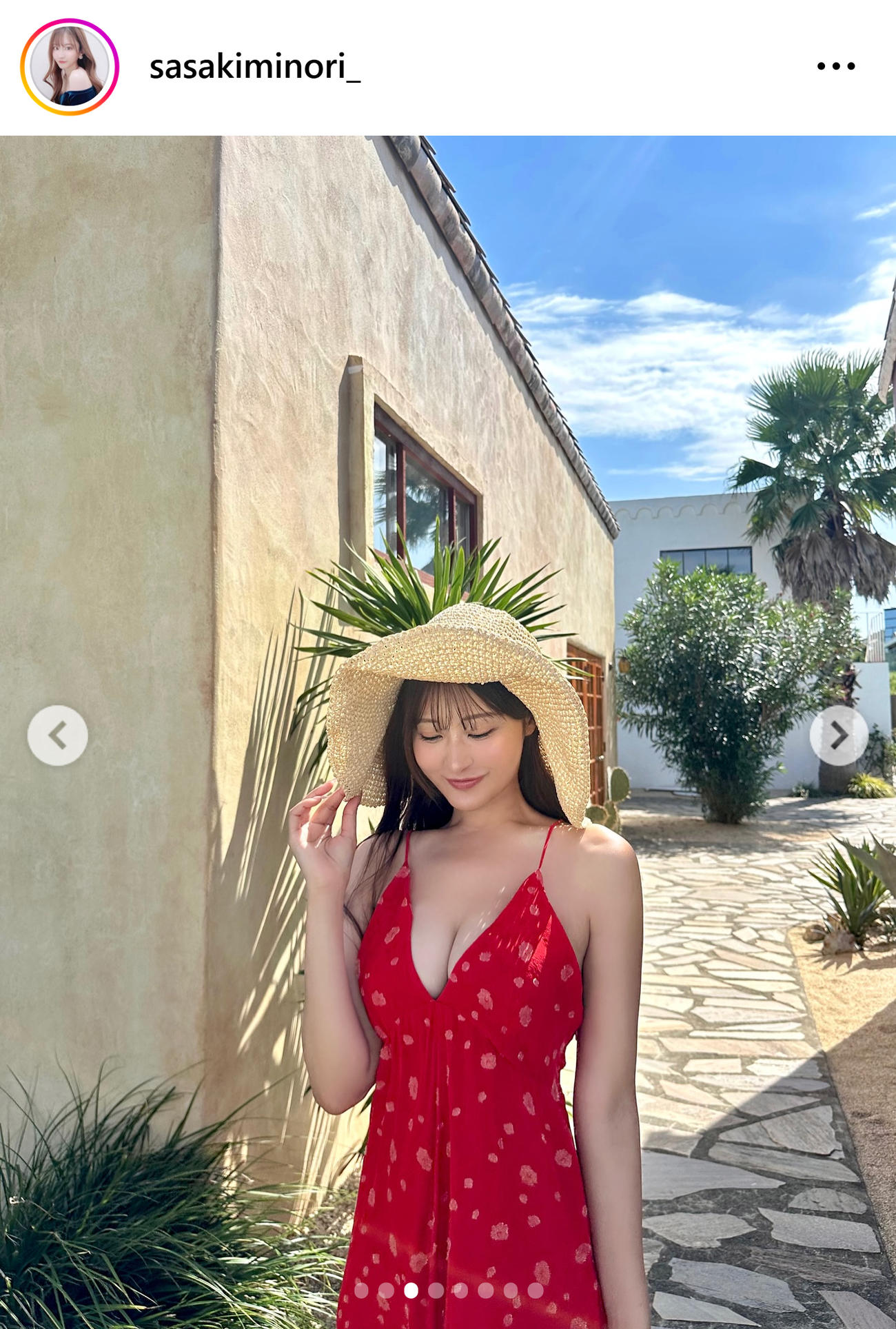 佐々木美乃里のインスタグラムから