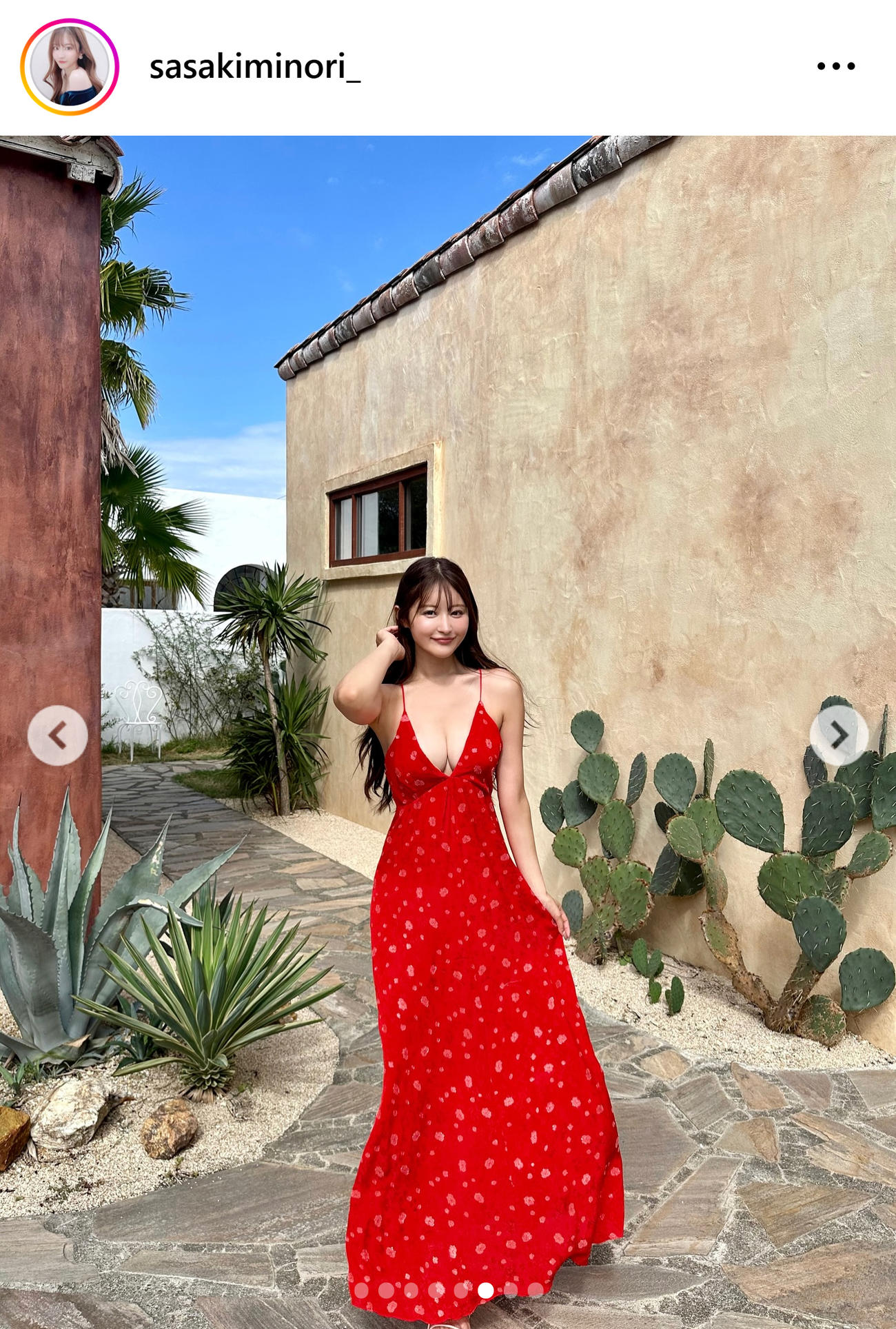 佐々木美乃里のインスタグラムから