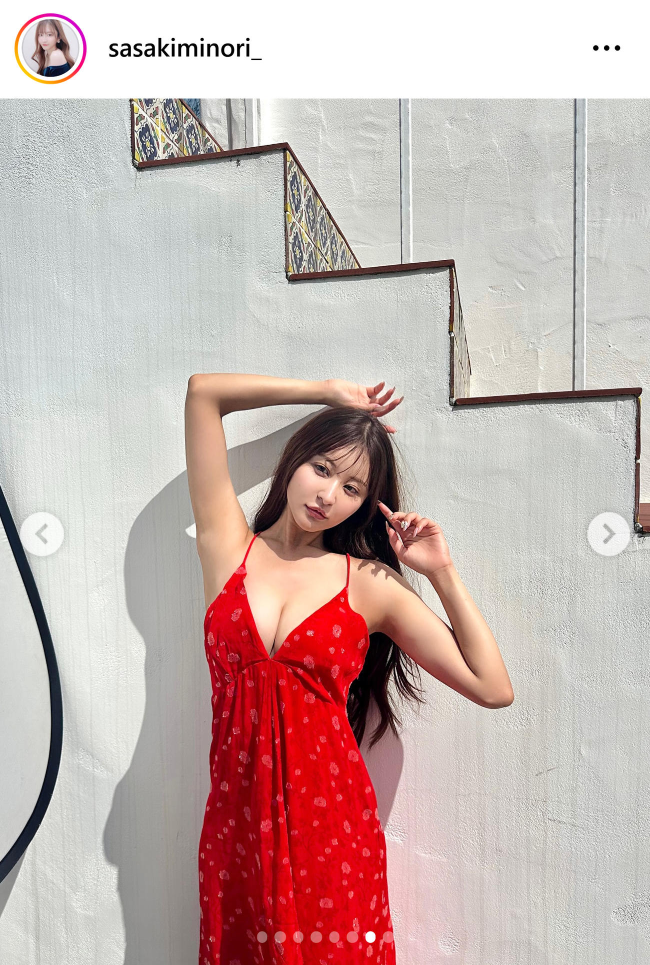 佐々木美乃里のインスタグラムから