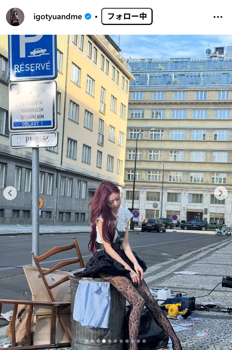 YUNAのインスタグラムから