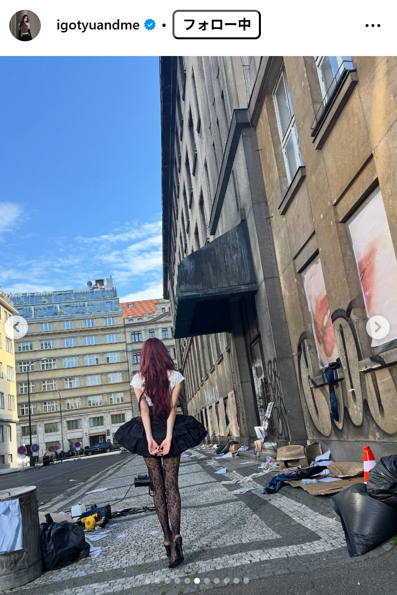 YUNAのインスタグラムから