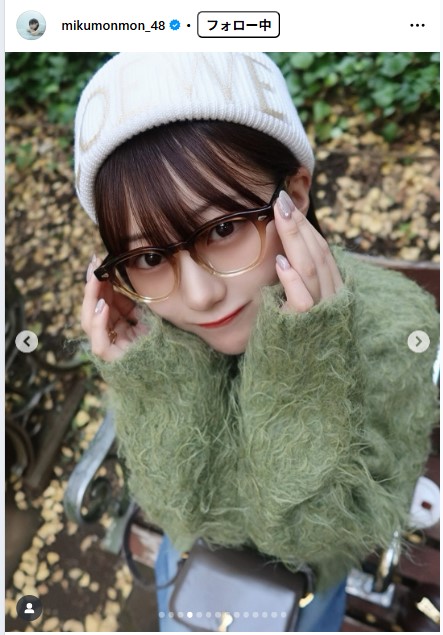 田中美久のインスタグラムから