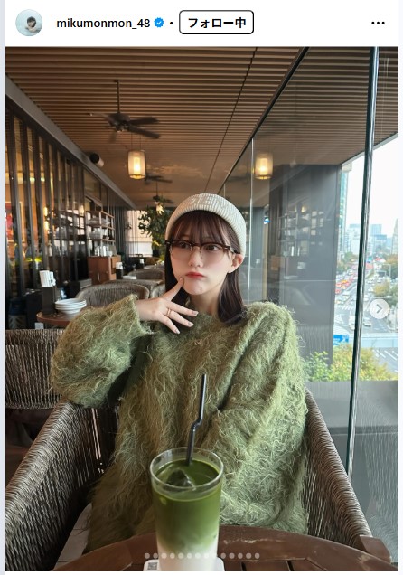 田中美久のインスタグラムから