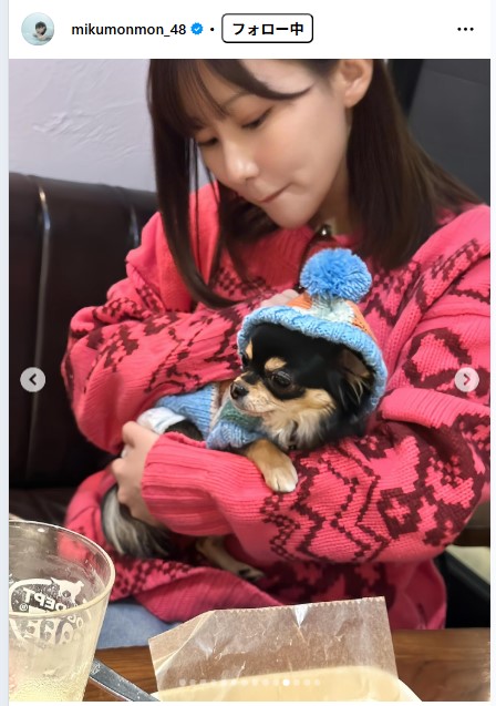 田中美久のインスタグラムから