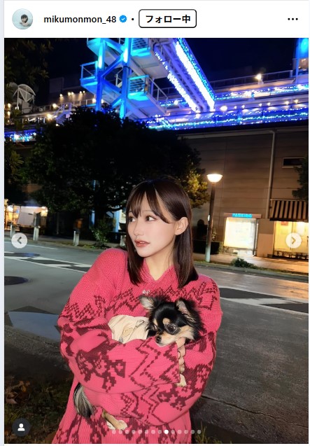 田中美久のインスタグラムから
