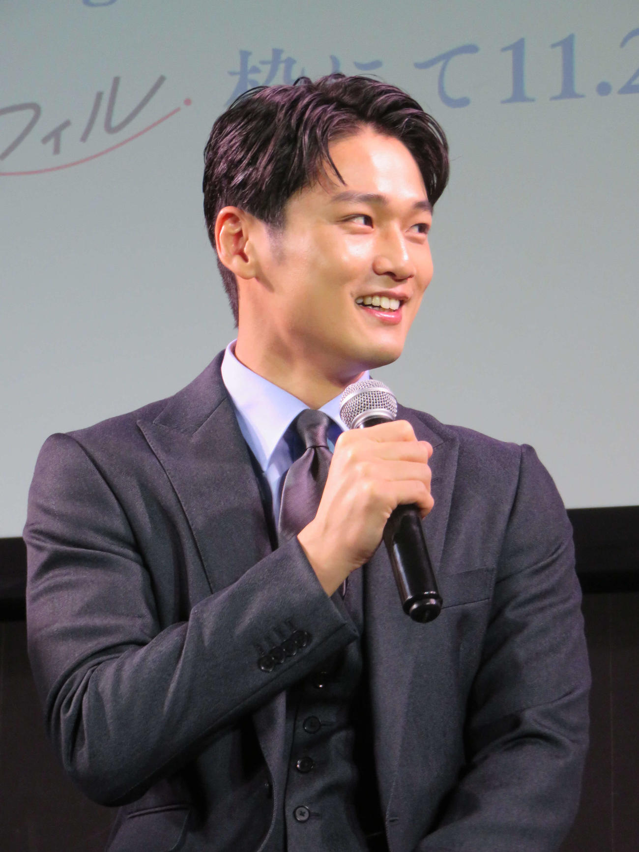 ドラマ「ifの世界で恋がはじまる」第1話先行上映＆完成披露トークイベントに登壇した中川大輔