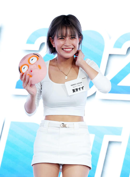 最終オーディションに臨む夏芽すず（撮影・鈴木正人）