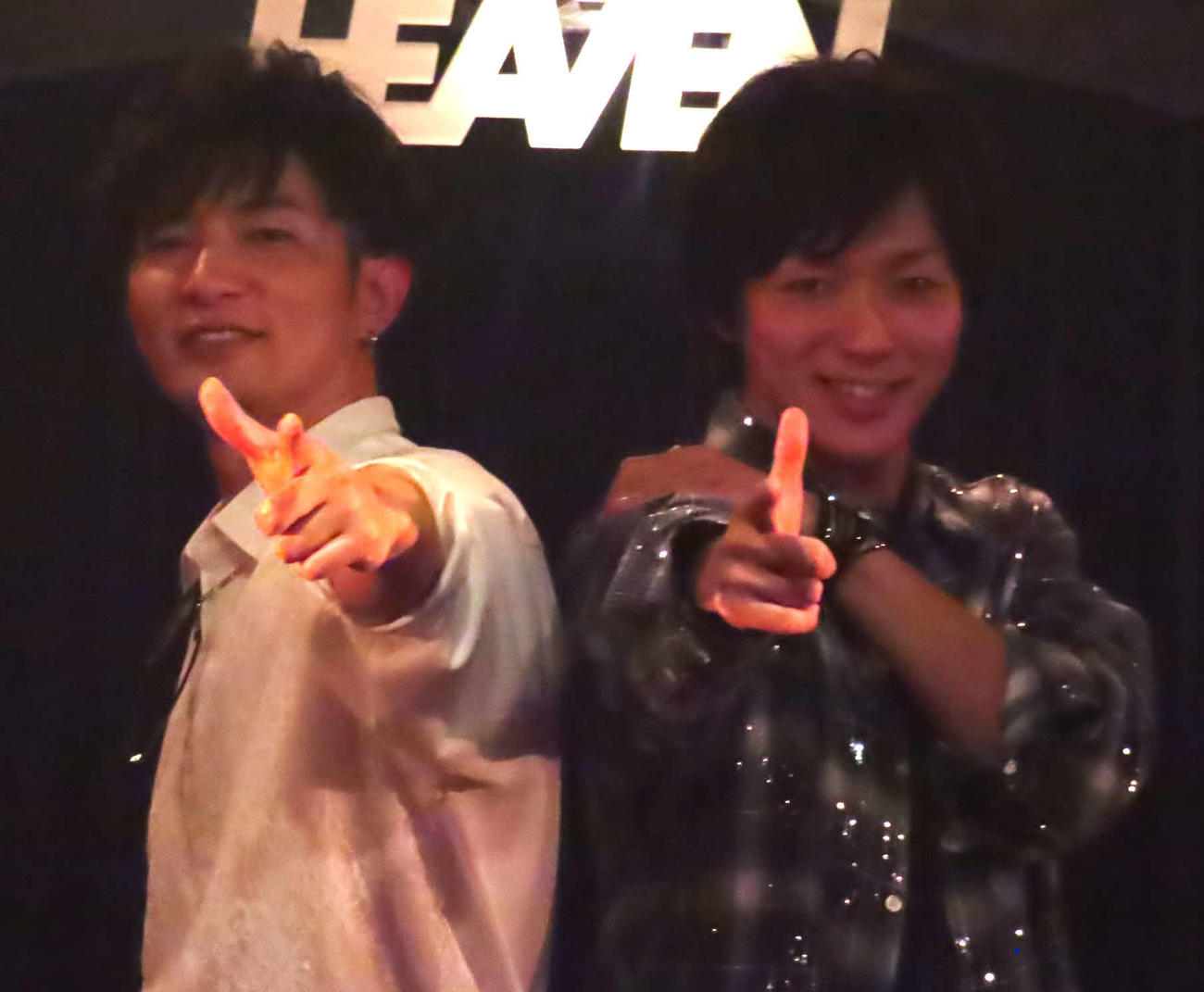 「優幸条約vol．4」を開催した松山優太（左）と岡本幸太