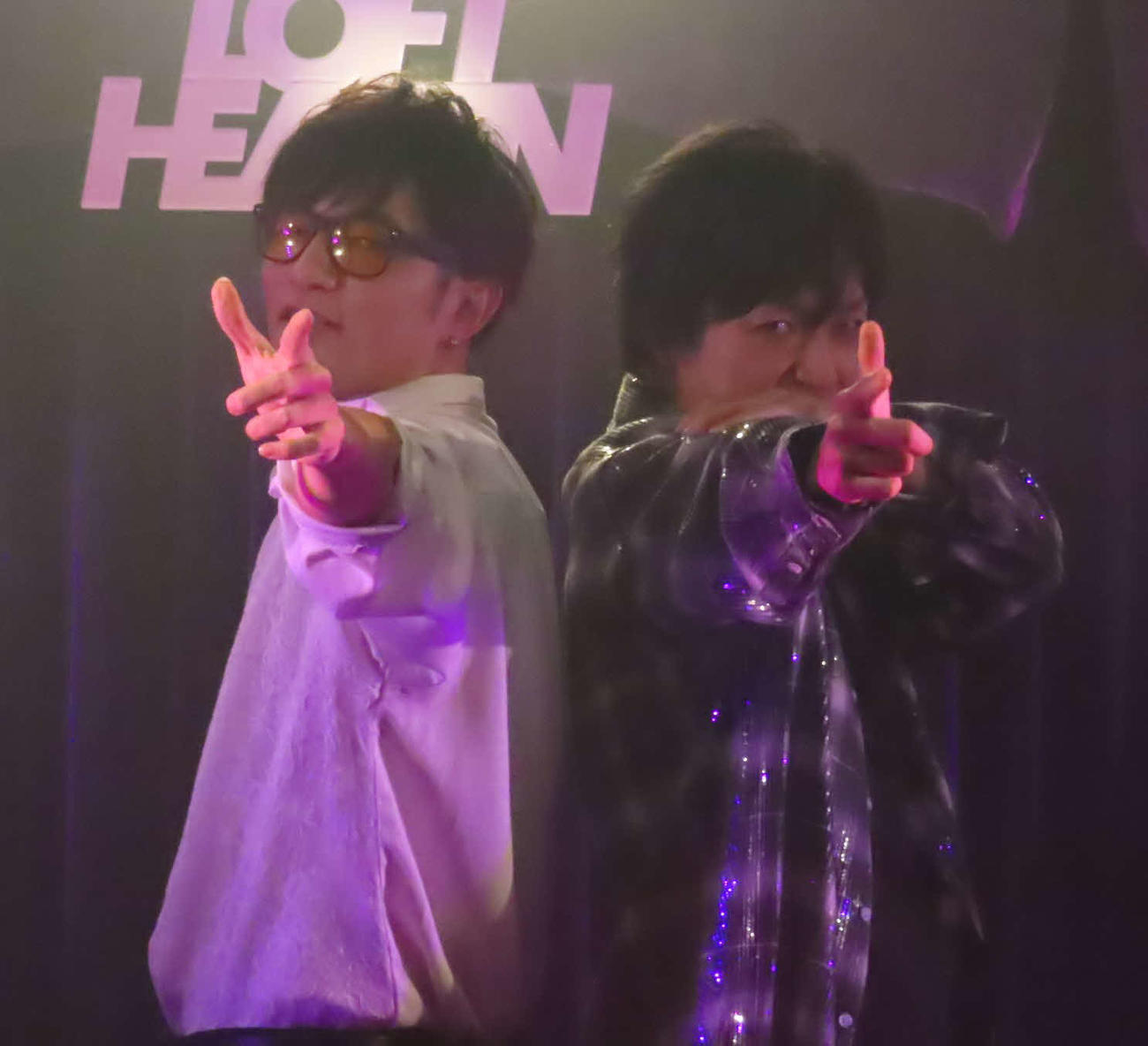 「優幸条約vol．4」を開催した松山優太（左）と岡本幸太