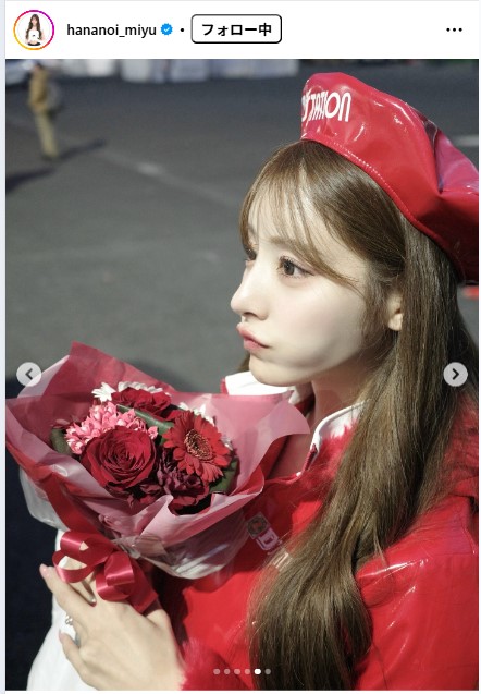 花乃衣美優のインスタグラムから