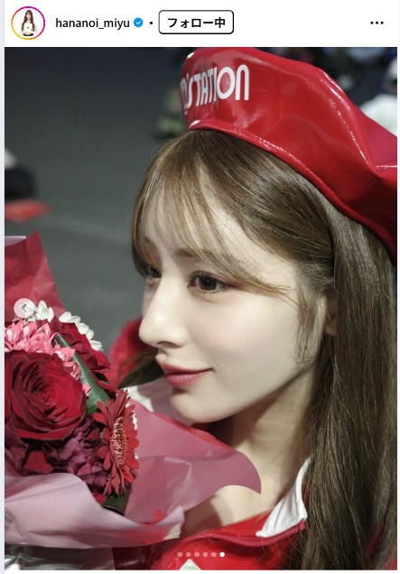 花乃衣美優のインスタグラムから