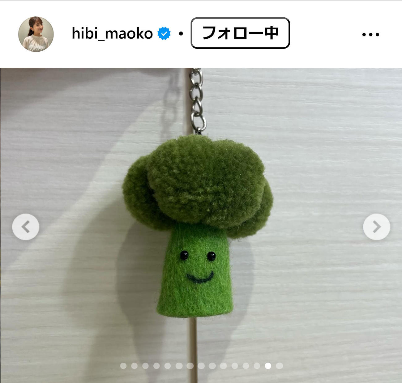 日比麻音子アナのインスタグラムから