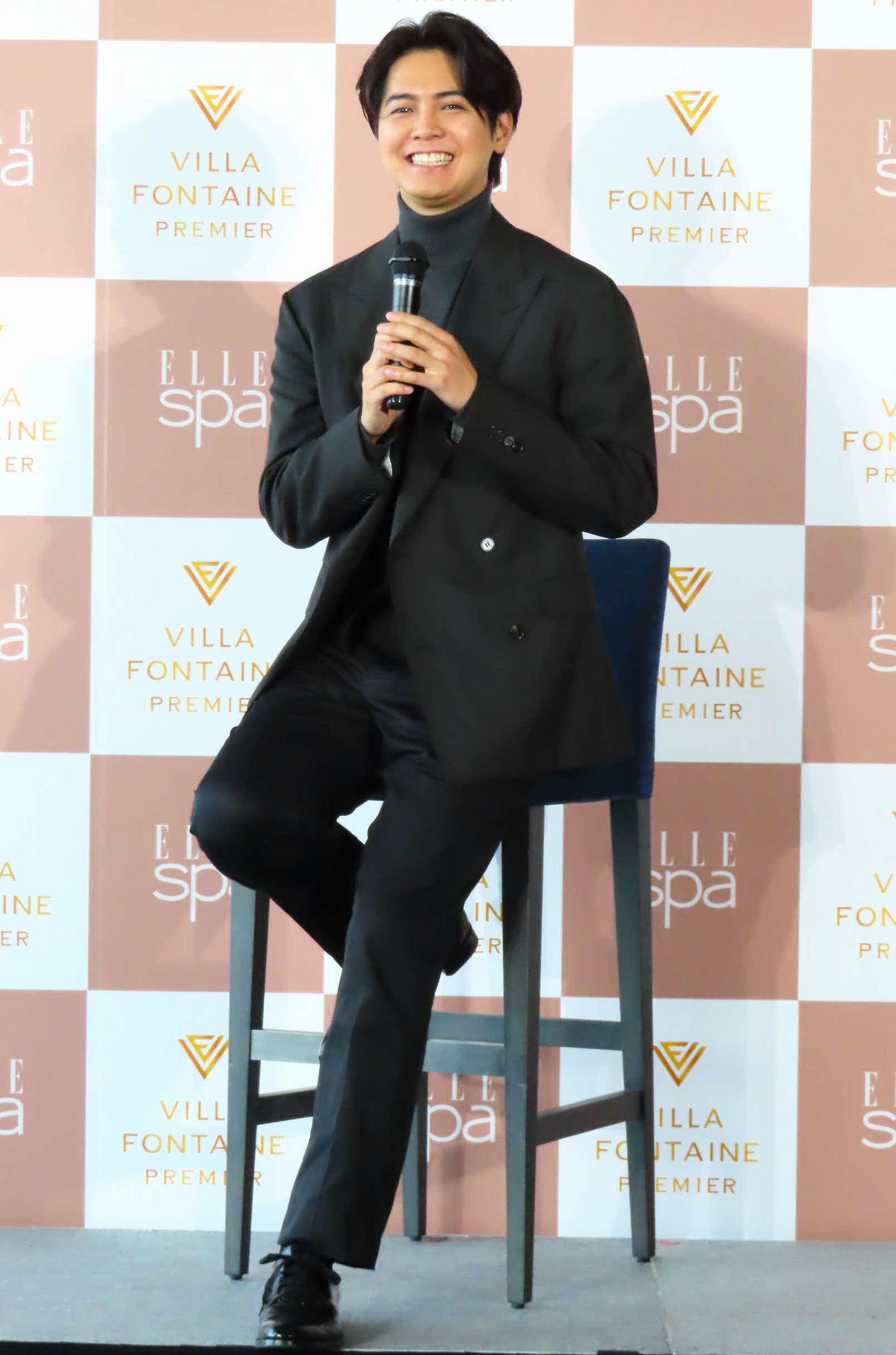 「ELLE SPA」開業プレスイベントに出席した片寄涼太