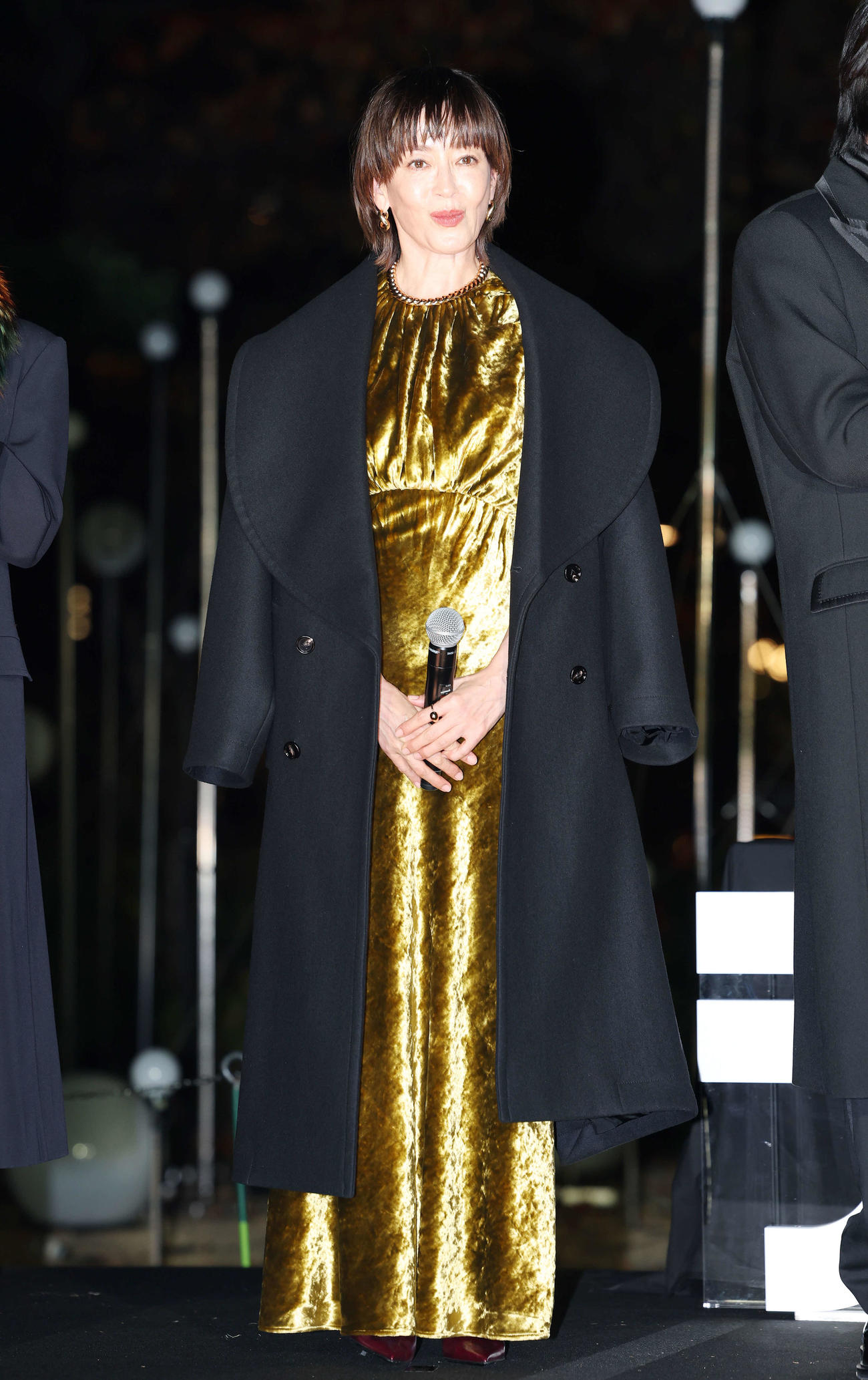 「映画ラストマン－FIRST LOVE－」プレミアム点灯式に登壇した宮沢りえ（撮影・宮地輝）