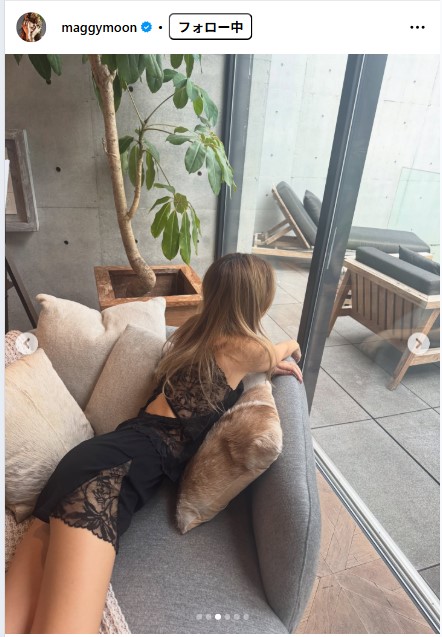 マギーのインスタグラムから