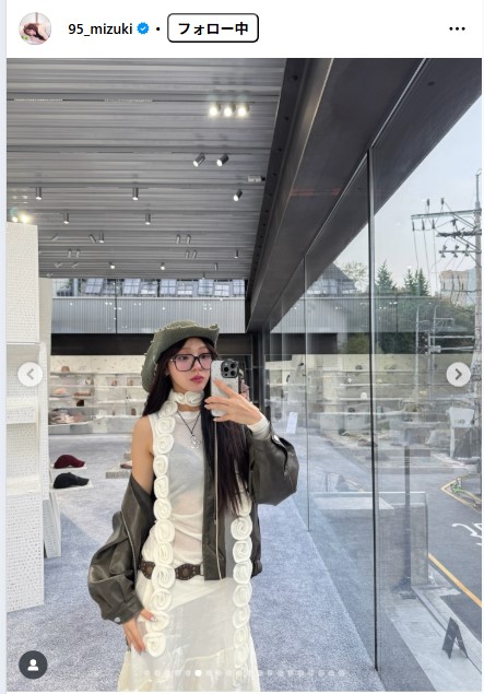 林襄のインスタグラムから