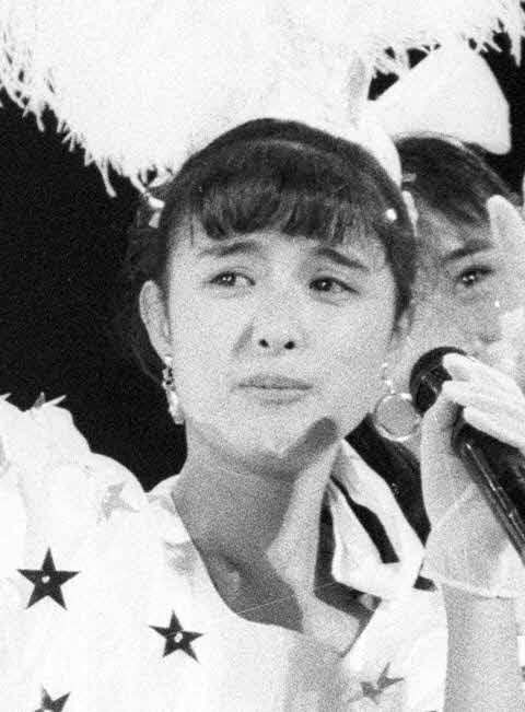 おニャン子クラブを卒業した際の国生さゆり（1987年4月撮影）