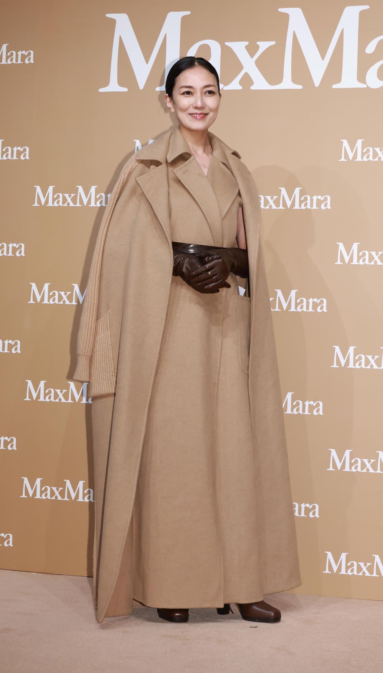 MaxMaraのイベントに参加した板谷由夏（撮影・中島郁夫）