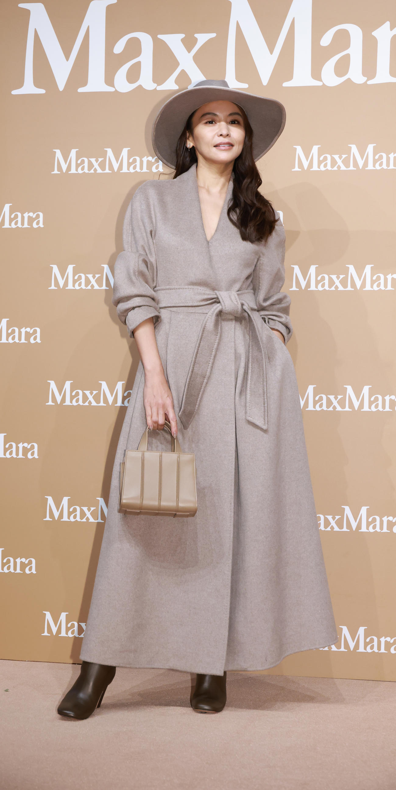 MaxMaraのイベントに参加した滝沢眞規子（撮影・中島郁夫）