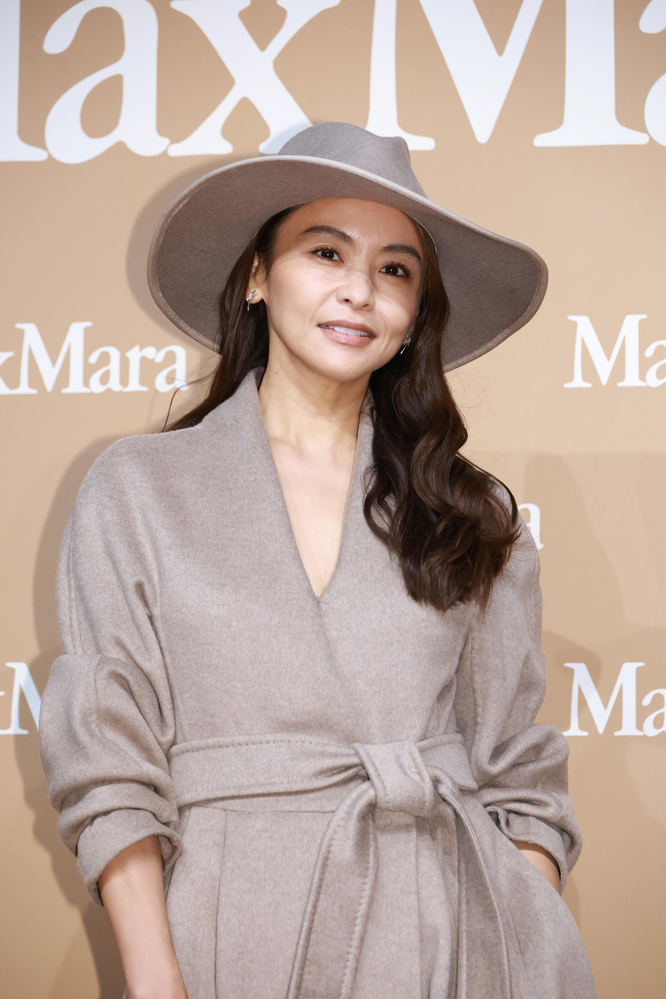 MaxMaraのイベントに参加した滝沢眞規子（撮影・中島郁夫）