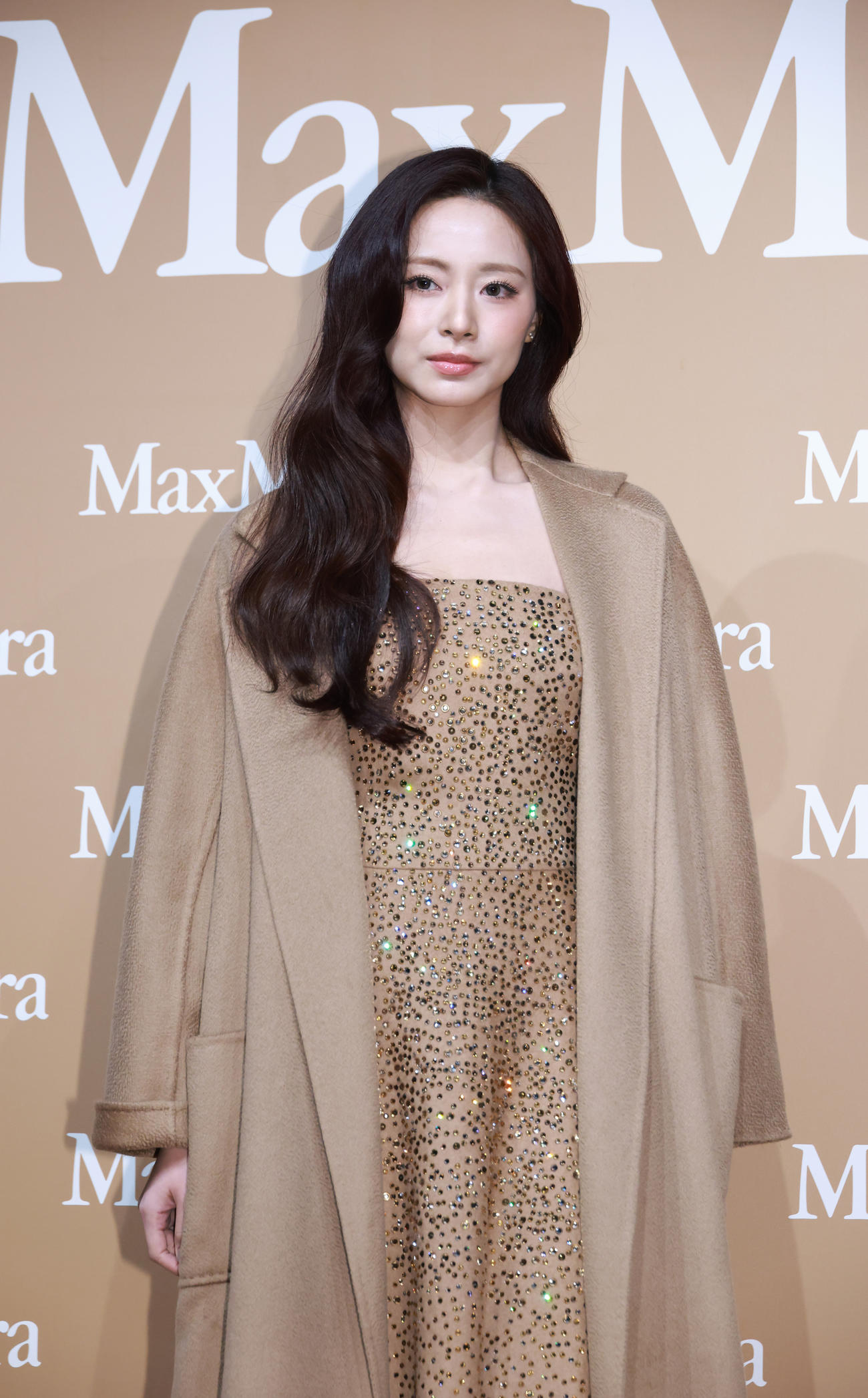 MaxMaraのイベントに参加したTWICEのツウィ（撮影・中島郁夫）