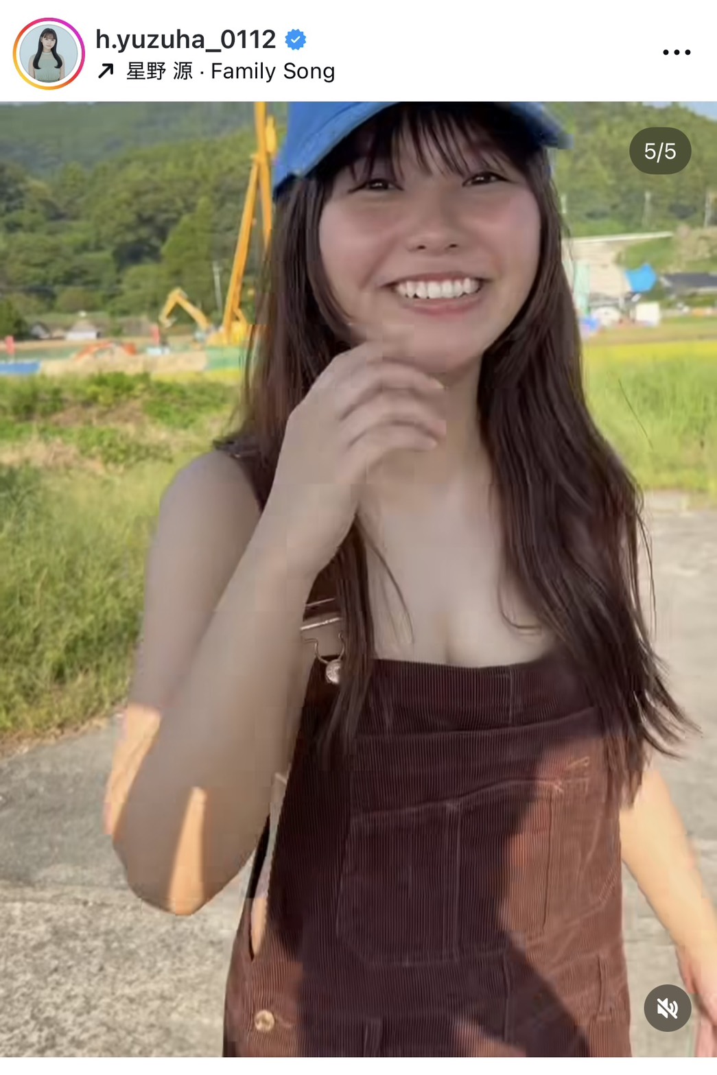 本郷柚巴のインスタグラムから