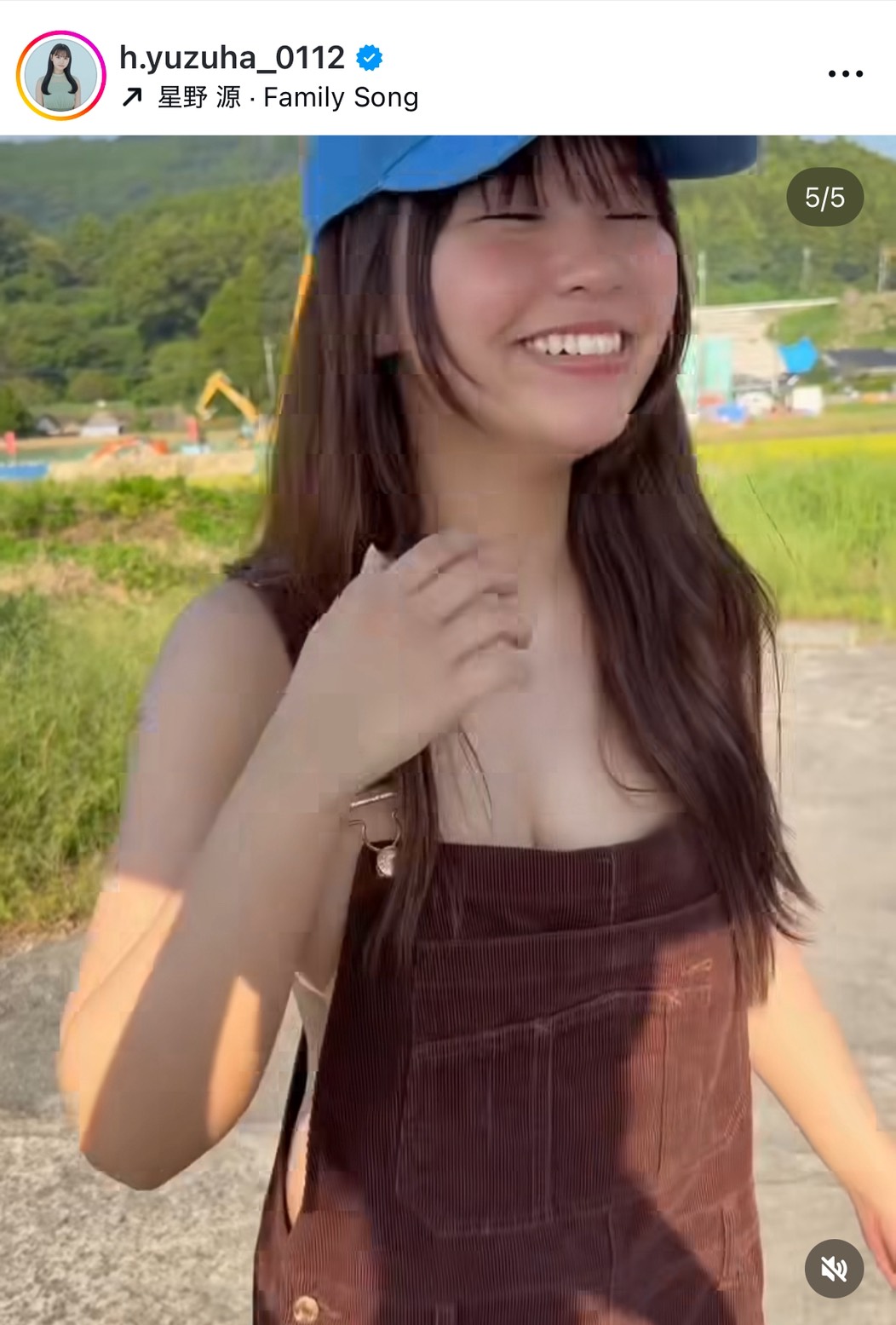 本郷柚巴のインスタグラムから