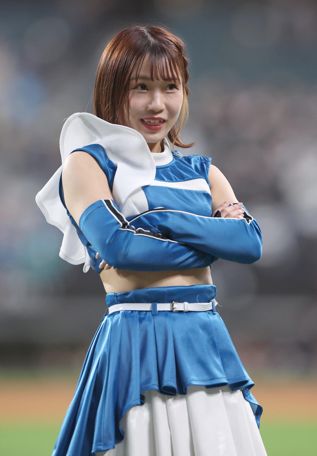 ファイターズガール時代の大西真帆（2023年5月撮影）