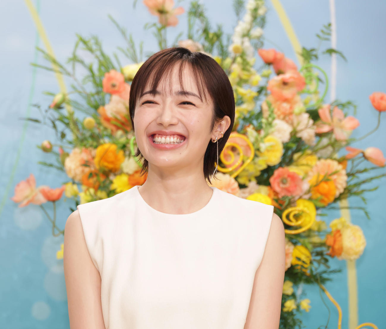 NHK連続テレビ小説「巡るスワン」の主演を務める森田望智（撮影・中島郁夫）